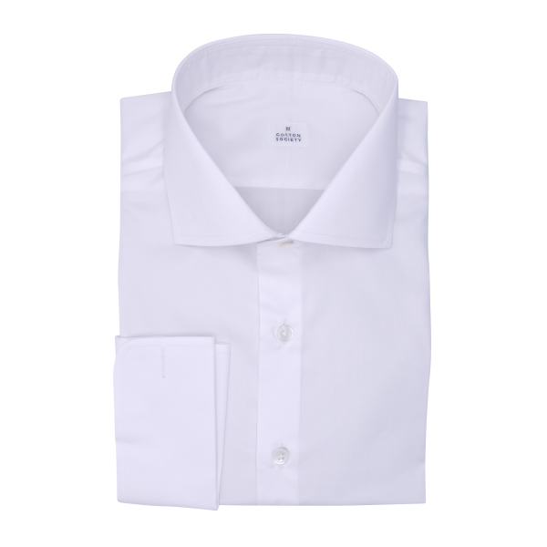 Chemise homme Twill Uni Blanc