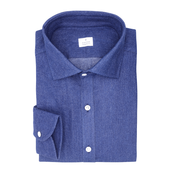 Chemise homme Jean Uni Bleu