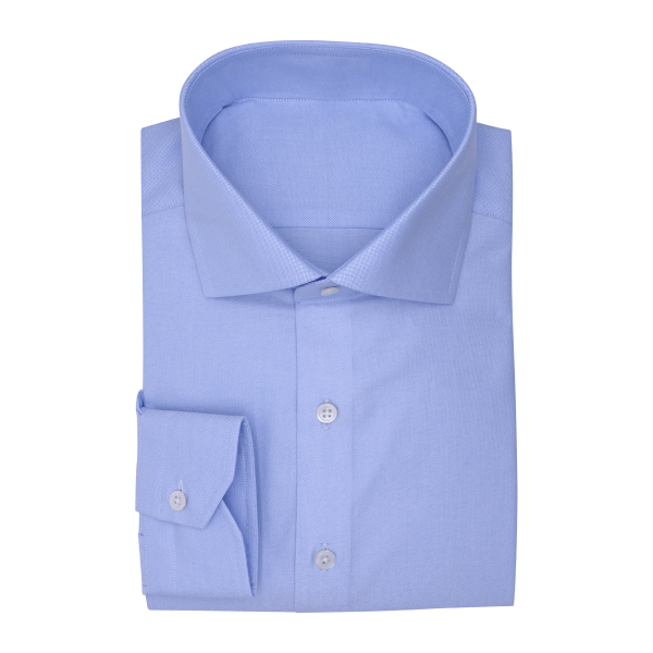 Chemise homme Oxford Uni Bleu