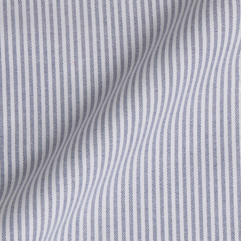 Oxford Rayé Bleu