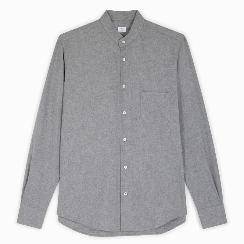 Chemise homme Flanelle Uni Gris clair