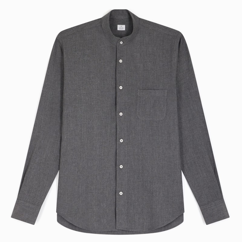 Chemise homme Flanelle Uni Gris foncé