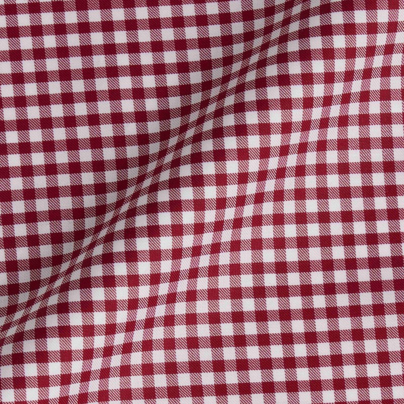 Twill Carreaux Rouge