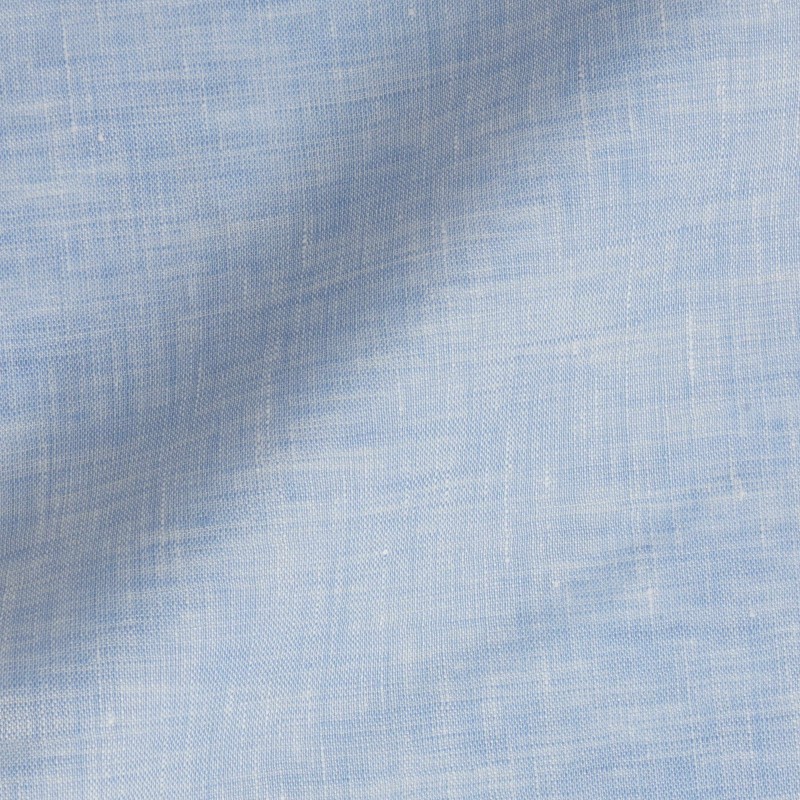 Lin Chambray Uni Bleu clair