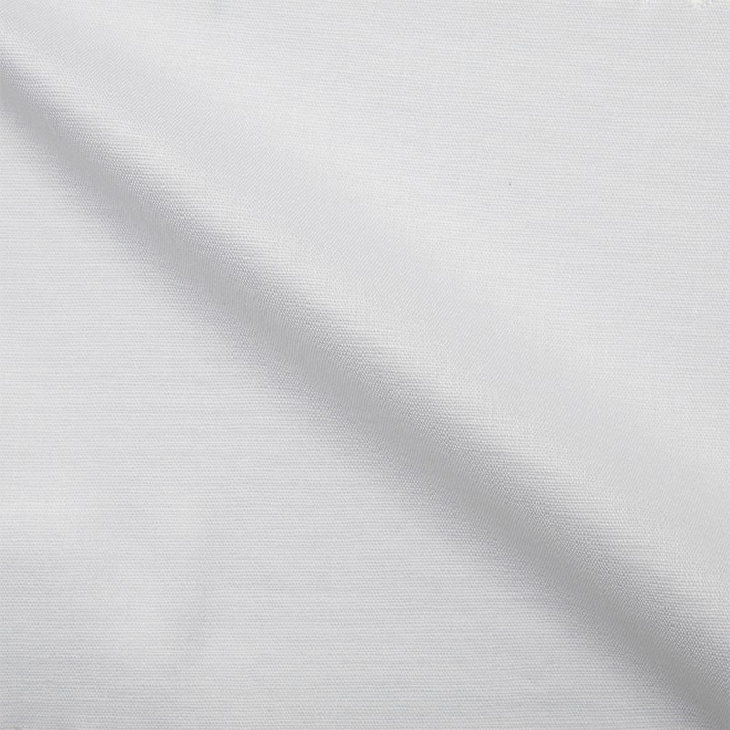 Popeline Stretch Uni Blanc