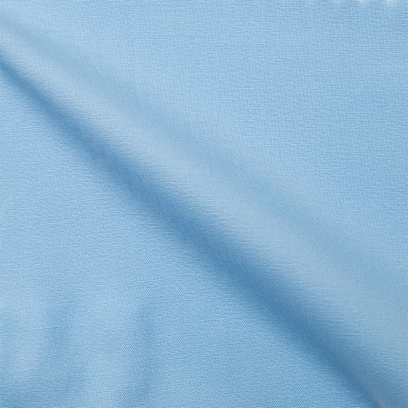 Popeline Stretch Uni Bleu Ciel