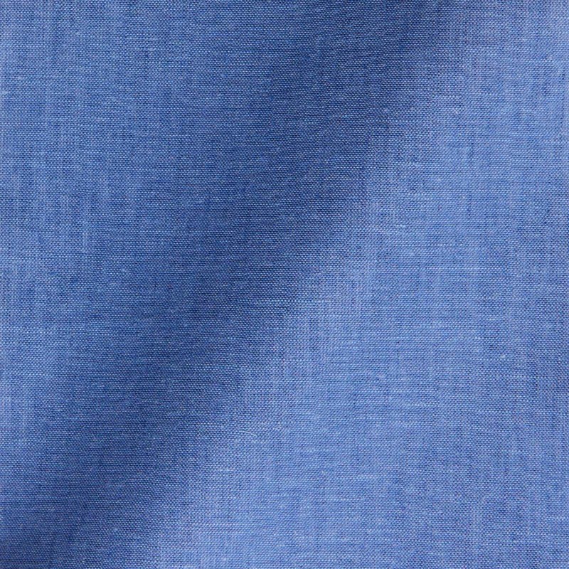 Lin Coton Uni Bleu