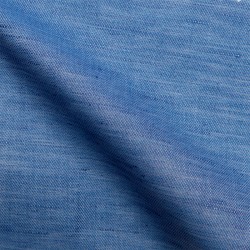 LINEN Twill Uni Bleu