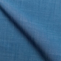 CHAMBRAY Uni Bleu