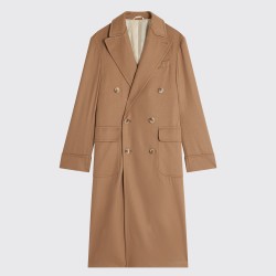 Polo Coat en Cachemire Camel