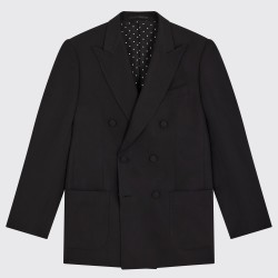 Veste de soirée en shantung