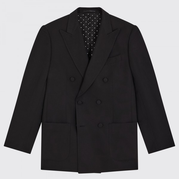 Veste de soirée en shantung