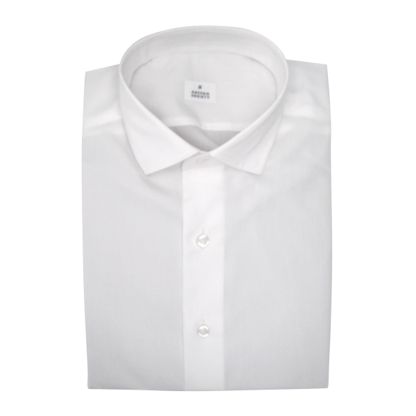 Chemise homme Popeline Uni Blanc