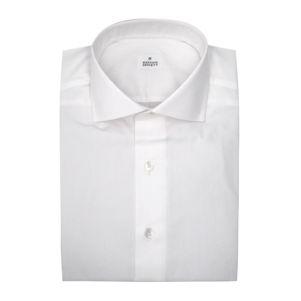 Chemise homme Twill Uni Blanc